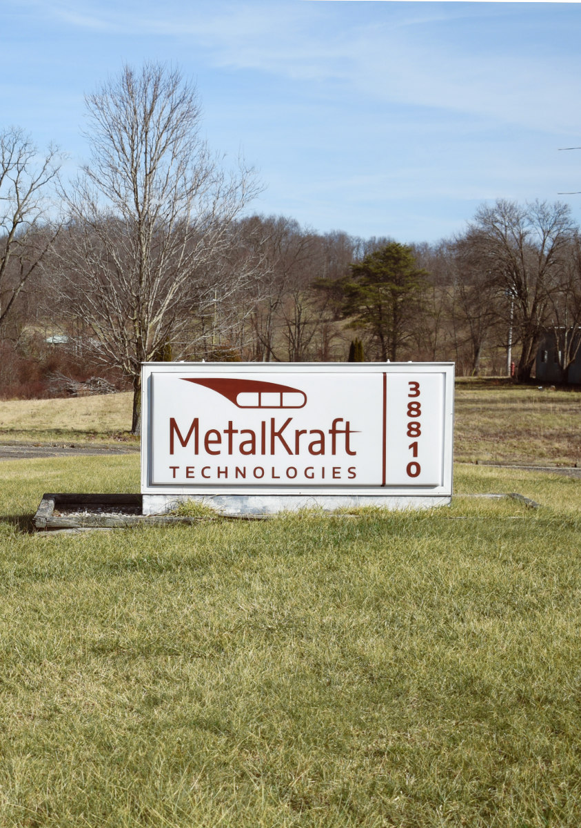 MetalKraft Technologies outdoor sign